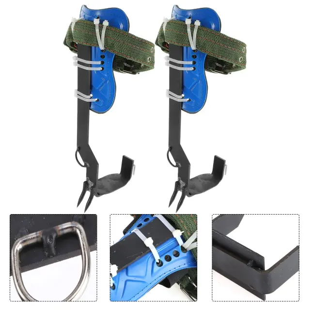 Conjunto Prático de Engrenagens e Sapatos para Escalada em Árvores e Pólos