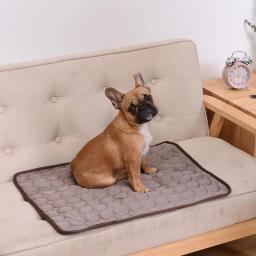 Tapete de resfriamento para cães Tapete de resfriamento automático extra grande para cães pequenos, médios e grandes, gatos, cobertor de gelo durável para animais de estimação, acessórios laváveis para cães - Image 4