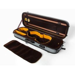 CHRISTINA Estojo de lona à prova d'água para violino, novo estilo, listras coloridas, tamanho 4/4, leve, multicolorido, disponível com bloqueio de código - Image 4