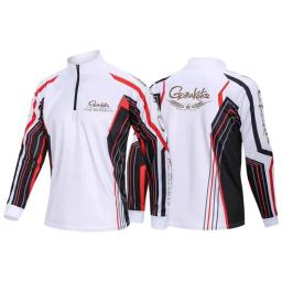 Camisas de pesca de manga comprida respirável, roupas esportivas profissionais secagem rápida, sol anti-UV, roupas de caminhada, 2024 - Image 2