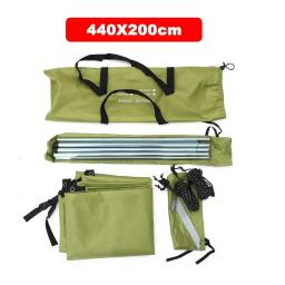 Abrigo de carro portátil sombra acampamento lado telhado do carro tenda anti-uv pára-sol à prova dwaterproof água toldo chuva dossel para suv jeep - Image 6