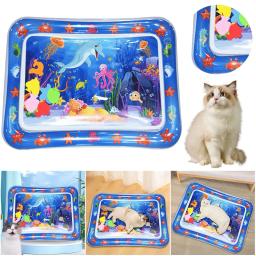 Tapete Sensorial de Água para Cães e Gatos, Pet Play Pad, Tapete de Limpeza e Resfriamento, Tapete Sensorial de Água Espessada - Image 1