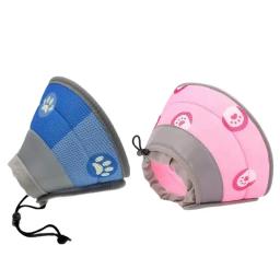 Colar Recuperação Ajustável para Animais de Estimação, Portátil, Macio, Protetor, Respirável, Cone para Gatinhos e Filhotes - Image 1