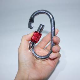 Heavy Duty Alloy Steel Carabiner Clip, atividades ao ar livre, escalada, montanhismo, caminhadas, Rock, 25kN - Image 6
