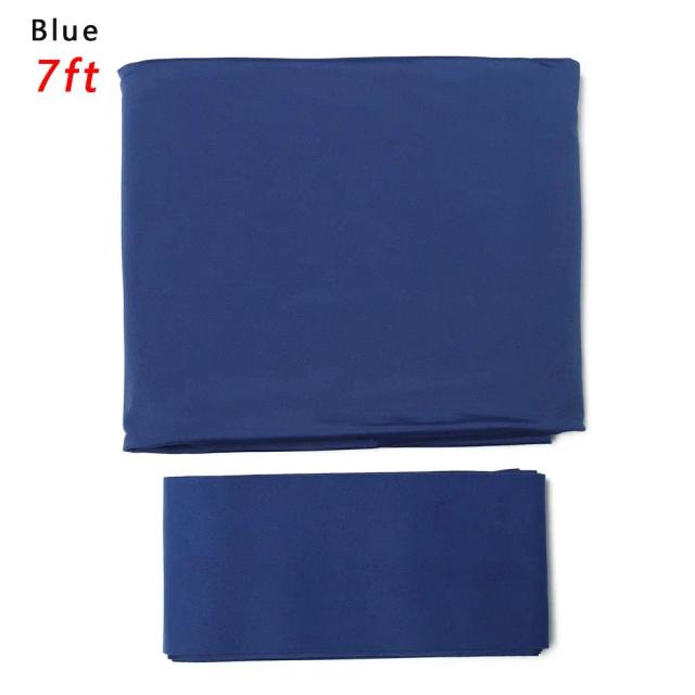 Toalha de Mesa de Bilhar Profissional Lã Nylon 7/8 Pés Verde/Azul