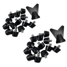 Chuteiras De Futebol Profissional, Futebol Boot Spikes, Studs com Wrench Track, Sapatos Studs, Peças De Reposição, 10mm, M5, 12 Pcs - Image 1