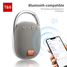 TG321 Alto-falante Bluetooth, Mini alto-falantes portáteis ao ar livre, TWS Music Box, Luzes LED de áudio, Subwoofer ao ar livre, Suporte USB, Cartão TF - Image 2