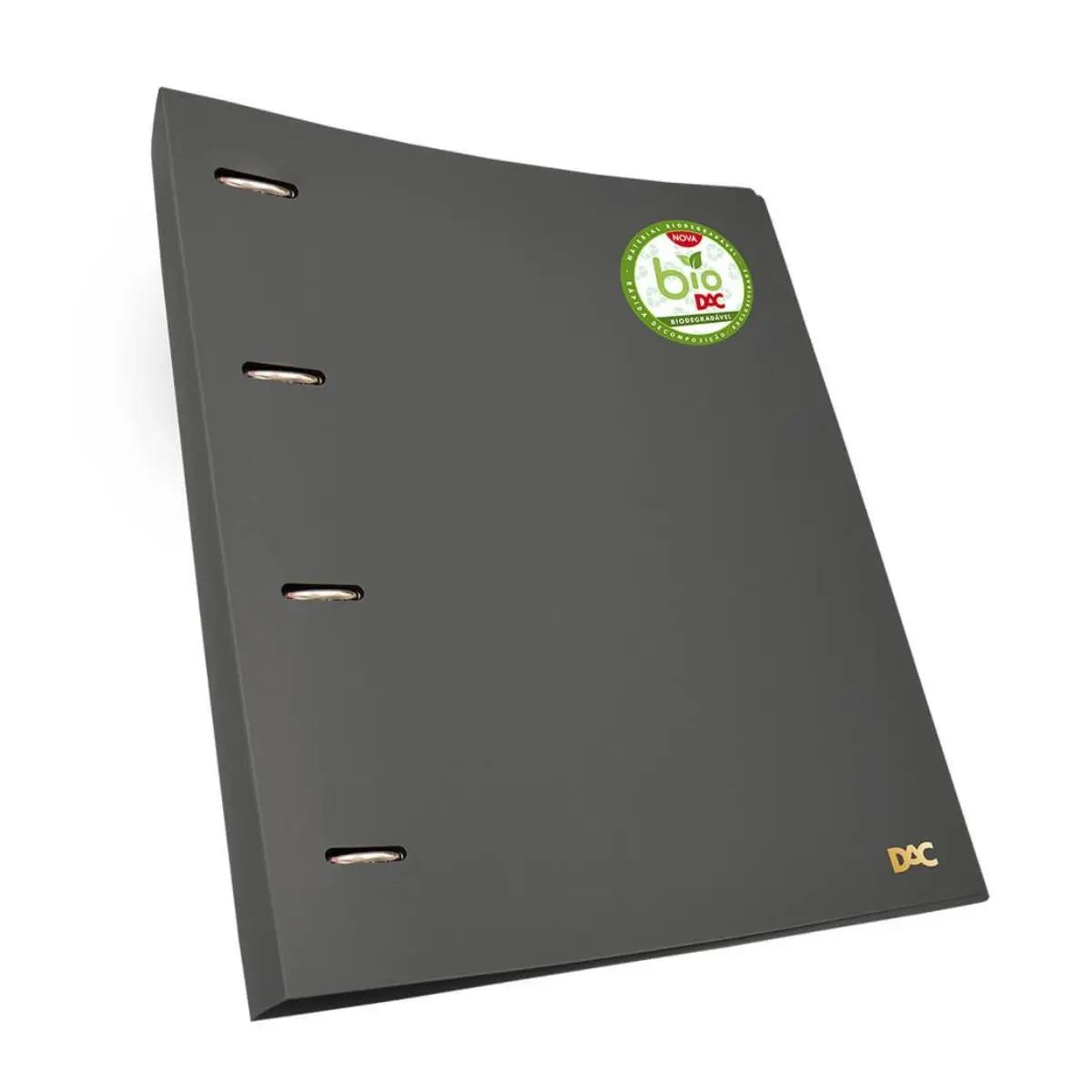 Fichário Universitario A4 Biodegradável Ecológico Preto - Image 1