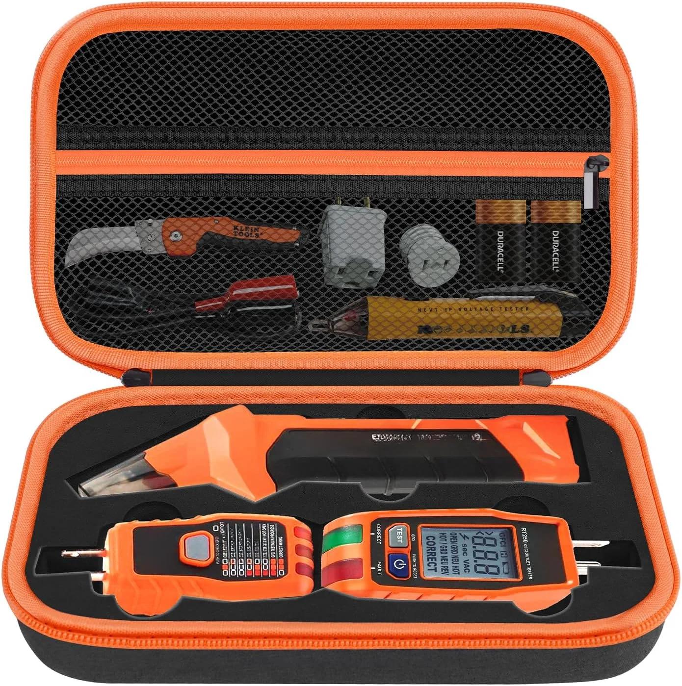 Estojo de transporte para Klein Eletricista bateria Bag, ET310 Disjuntor Finder, testador elétrico, 80016 Tomada, RT250, GFCI Receptáculo - Image 1