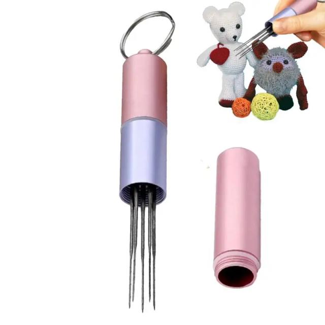 Conjunto Completo de Feltragem com Agulhas para Artesanato em Tecido, Inclui Caneta de Perfuração e Malha de Lã Reutilizável