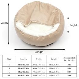 Cama Ortopédica para Cães e Gatos, Tapete Quente, Canil Almofada, Cama para Cães Indoor, Pet Sofa Products, Casas e Casas, Inverno - Image 6