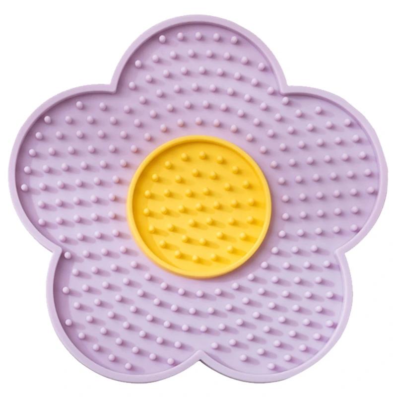 Tapete de silicone para gatos, Alimentadores lentos para diversão, Alimentação diária, Comida húmida, Alimentação animal - Image 1