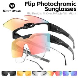 West bike-óculos polarizados fotocrômicos para homens e mulheres, acessórios de ciclismo, bicicleta de estrada, mtb, uv400 - Image 1