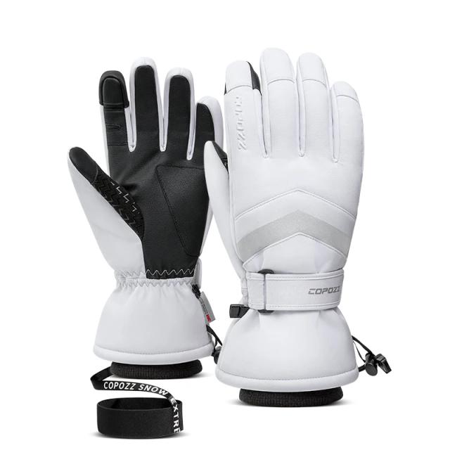 COPOZZ Luvas de Esqui Hipora 3M Thinsulate Térmicas Touch Screen Masculino Feminino