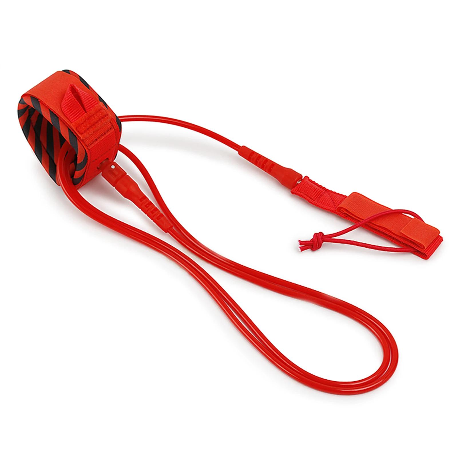 Prancha de surfe Smooth Steel Swivel Leash, Surfing Leg Rope, Paddleboard Leash, 6ft, 8ft, 10ft - Image 1