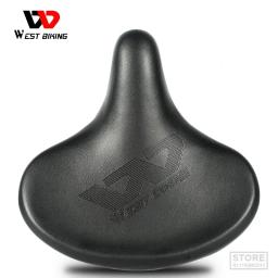 West bike-sela de bicicleta super confortável, assento ergonômico, almofada grande, respirável, à prova de choque, para mtb, road bike, ciclismo - Image 1