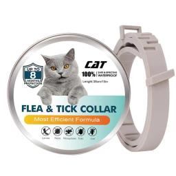 Ajustável Pet Collar, Anti Flea, Flea, Tick, piolho de ácaro, Pet Protect, Repel Colar de Borracha, Pet Supply, 38m - Image 1