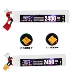 Pistola de brinquedo eletrônica 11.1v, bateria lipo 11.1v 2450mah 30c com mini plugue tamiya, modelo de arma de airsoft para controle remoto, brinquedos de arma bb - Image 5