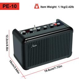 Rowin-Built-in processador multi-efeitos, amplificador de pedal de guitarra elétrica, MOD,Delay,Reverb,Tuner Effects, PE-10 - Image 2