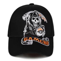 Bonés de beisebol bordados SAMCRO unissex ao ar livre ajustável primavera e outono chapéu protetor solar casual - Image 4