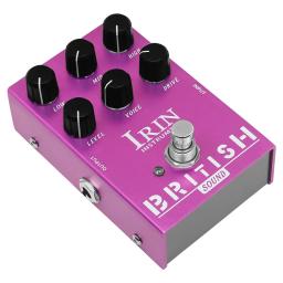 Pedal de guitarra elétrica efeitos overdrive pedal efeitos de som britânico pedal amplificador simulação acessórios de guitarra - Image 4