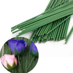 Fio Hola Floral Artesanato, Fio Verde Escuro para Arranjo Florista Flor, DIY Material, Acessórios Artesanais, 2mm, 40cm, 10 PCs, 20 PCs, 30PCs - Image 5