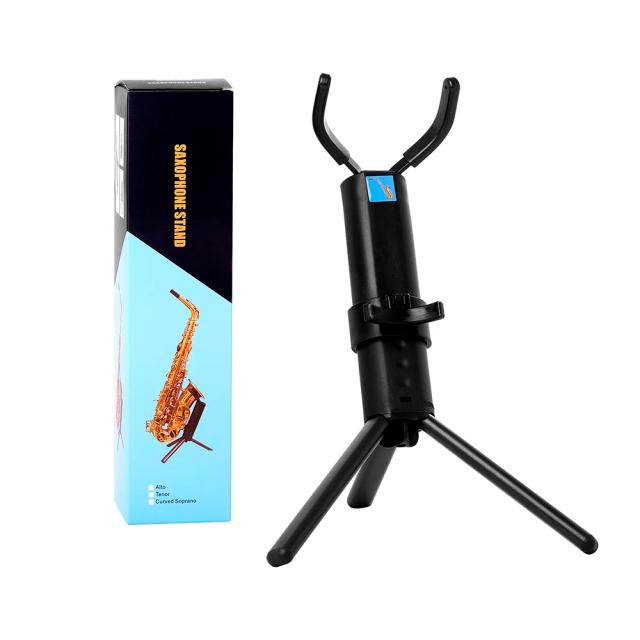 Suporte profissional dobrável para saxofone portátil em metal de alta qualidade