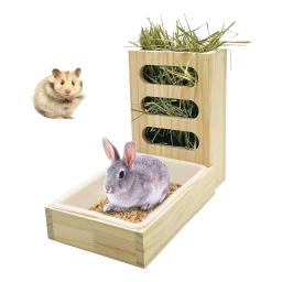 Alimentador de Feno de Coelho com Litter Box, Rack, Suporte para Pequenos Animais, Hamster, Coelho, Chinchilla, Guiné, Porco - Image 4