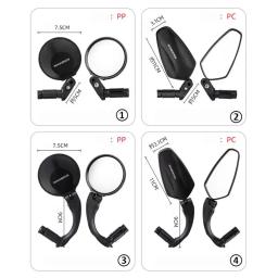 ROCKBROS-Mountain Road Bike Espelho, HD Folding Bicicleta Espelho Retrovisor, 360 ° Guiador Ajustável, PC Olhando Vidro, MTB Acessórios - Image 6