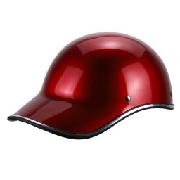 Capacete aberto de motocicleta para homens e mulheres, bicicleta, boné de beisebol, ciclismo de segurança, meio, novo, 2024 - Image 1