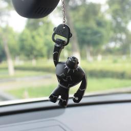 Batman superman homem-aranha homem de ferro personalidade figura espelho retrovisor do carro ornamento criativo boneca modelo ornamento decoração do carro - Image 6