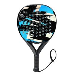 Superfície de fibra de carbono da raquete de padel com raquete de padel leve do núcleo de espuma flexível da memória de EVA - Image 4