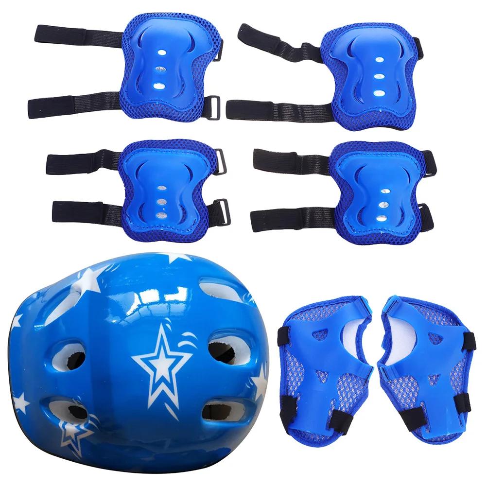 Patins de rolo das crianças equipamentos de proteção equitação skate bicicleta esportes conjunto proteção contra queda kit ajustável - Image 1