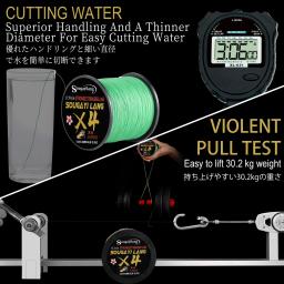 Sougayilang-linha de pesca trançada, tudo para água salgada, pesca marítima, Multifilament PE, 4X, 100 m, 300m, 5 cores, 66LB - Image 3