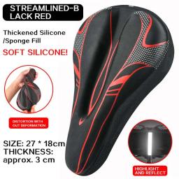 Tampa do assento da bicicleta 3d para homens e mulheres, acessórios de ciclismo, feitos de carbono, para estrada e mountain bike - Image 2
