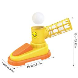 Máquina de beisebol para crianças, Bat e 3 bolas de beisebol, Indoor e Outdoor Throwing Machine for Kids - Image 6