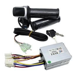 Bicicleta escovado controlador acelerador Grip Kit, E-Bike Retrofit Set, Scooter elétrico, 48V, 350W, 500W, 800W, 1000W - Image 2
