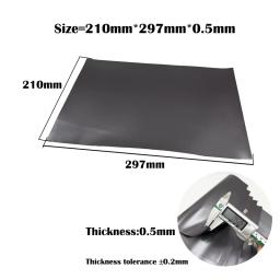 Tapete magnético preto para Frigorífico Foto e Picture Cutting Die, artesanato ímãs, um ímã lateral, A4, 0,5mm - Image 6
