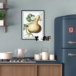 Vintage Fine Art Print, Cartaz de flores e vegetais, Impressões em Tela, Cozinha Home Wall Art Decor, Sala de Jantar Decoração Estética, Retro - Image 2