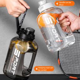 Garrafa de água esportiva com balança para homens, copo de ginástica, ciclismo, fitness, acampamento, fitness, chaleira, balança, 1.2l, 1.7l, 2.5l - Image 4