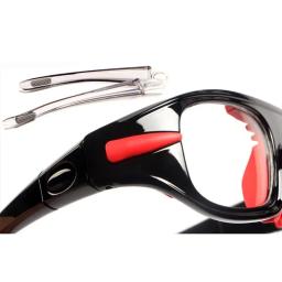 Óculos de proteção ocular de segurança, basquete e futebol óculos, Optical Frame, espelho removível, pernas miopia, G99D - Image 5