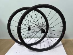 CSC 1230g Aro e V Freio 3.2mm Rodas de Raios de Carbono 38x25mm 50x25mm 3K Borda de Frenagem 54T Cubo Cerâmico Conjunto de Rodas de Carbono para Bicicleta de Estrada - Image 6