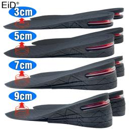 Eid 3-9cm aumento de altura palmilha almofada altura elevador corte ajustável sapato calcanhar inserção mais alto shockarch suporte absorvente pé almofada - Image 1