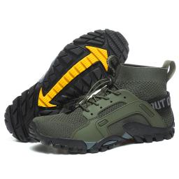 Sapatos de água descalços de cano alto, botas de montanha Trekking, tênis antiderrapantes, resistente ao desgaste ao ar livre - Image 2