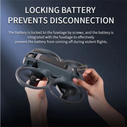 Fivela de bateria voo cauda drone bateria fivela guarda drone proteção da bateria spoiler traseiro compatível para dji avata 2 - Image 3