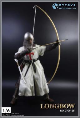 ZYTOYS-Figura de Ação do Soldado da Roma Antiga, Arco Longo e Besta, Arma Seta, Modelo Montar Acessórios, Terno Fit12 '', ZY2013, 1:6 - Image 4