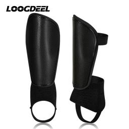 Loogdeel Soccer Shin Guard, protetor de tornozelo, alças ajustáveis, equipamento protetor de futebol para crianças, jovens, adultos, novo, 1 par - Image 1