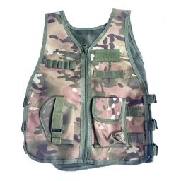 Airsoft Hunting colete tático para crianças e adultos, jaqueta CS Game, camuflagem, treinamento militar, coletes de combate, cosplay, colete Sniper - Image 4