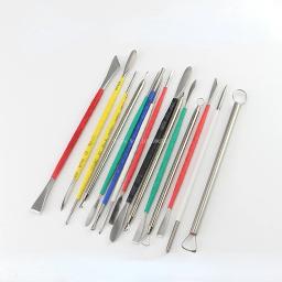 Ferramenta De Escultura De Argila De Cerâmica, Faca De Escultura Fina, Cerâmica DIY Cerâmica Cerâmica, Suprimentos Manuais, Em Massa, 15 Pcs - Image 5