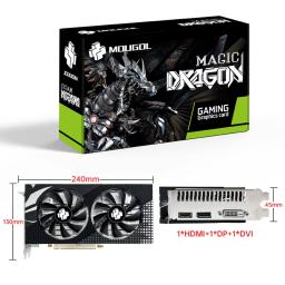 MOUGOL nova placa gráfica amd radeon rx580 8g gddr5 memória vídeo pcie3.0x16 hdmi-compatível dpfor desktop computador de jogos - Image 6